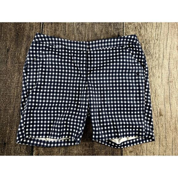 Callaway Opti Dri Golf Flannel Blue Golf Shorts Womens Size 10 - Picture 1 of 8
